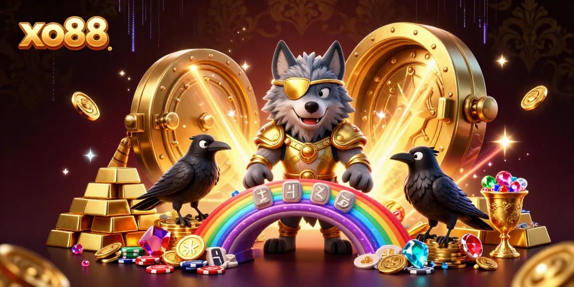 Experience thrilling jackpot chances with xo88's vibrant Norse-inspired casino scene.