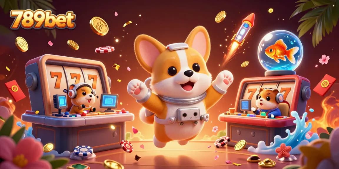 Experience the excitement at 789bet with animated characters and vibrant casino elements.