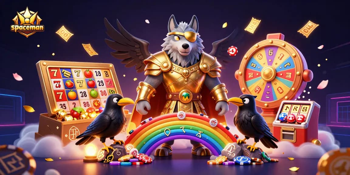 Spaceman menghadirkan slot jackpot dengan tema luar angkasa dan fitur bonus menang besar