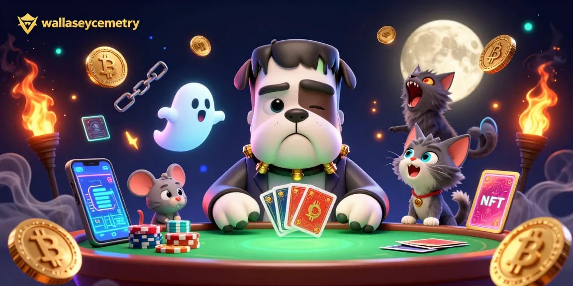Transform your gambling experience with wallaseycemetery's animated showdown featuring unique casino characters.