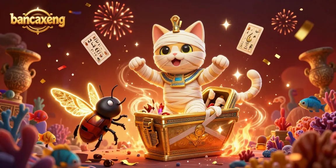 Bancaxeng players engage in underwater treasures with colorful fish and vibrant casino elements.