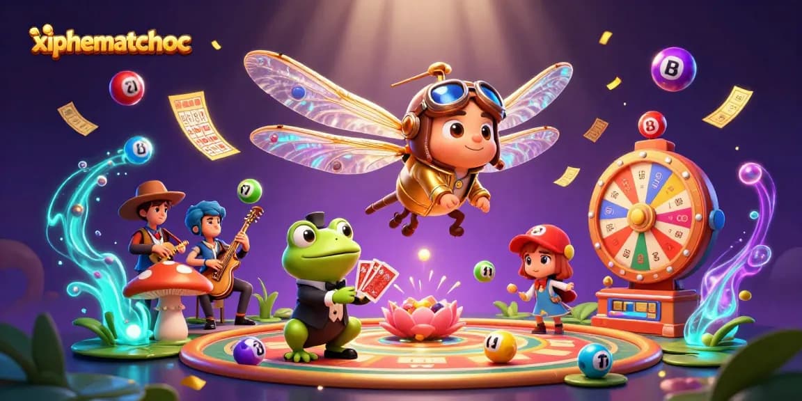 Experience thrilling gameplay with xiphematchuoc at a lily pad casino, featuring vibrant game elements.