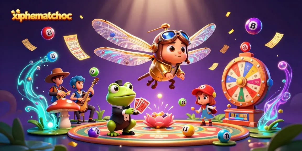 Experience thrilling gameplay with xiphematchuoc at a lily pad casino, featuring vibrant game elements.