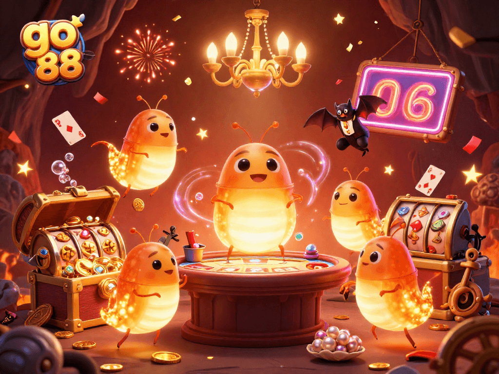 Engage with the vibrant casino experience at go 88, illuminated by glowworms and packed with treasure.