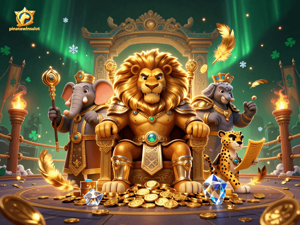 Experience the exhilarating action in pinatawinsslot with dynamic characters and vibrant casino elements.