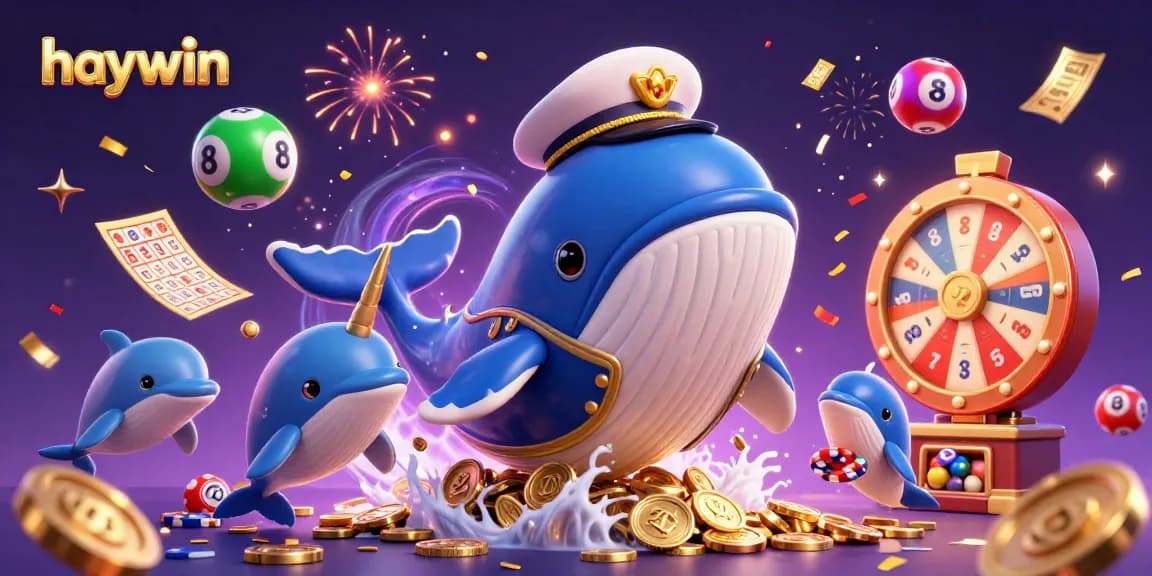 Experience the excitement of haywin with a vibrant scene of casino fun, showcasing lively characters and games.