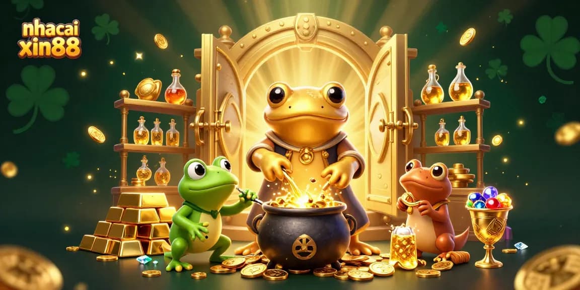 Engage with nha cai xin88 and explore exciting games amidst gold treasures and magical alchemy.
