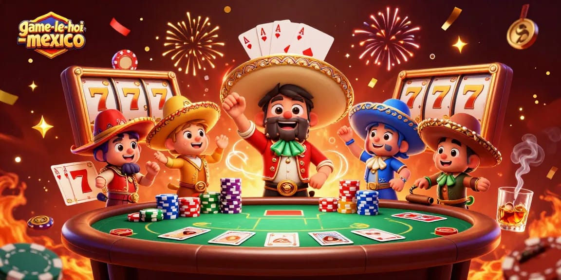 Experience the excitement of game-le-hoi-mexico with vivid colors, jackpot reels, and dynamic casino action.