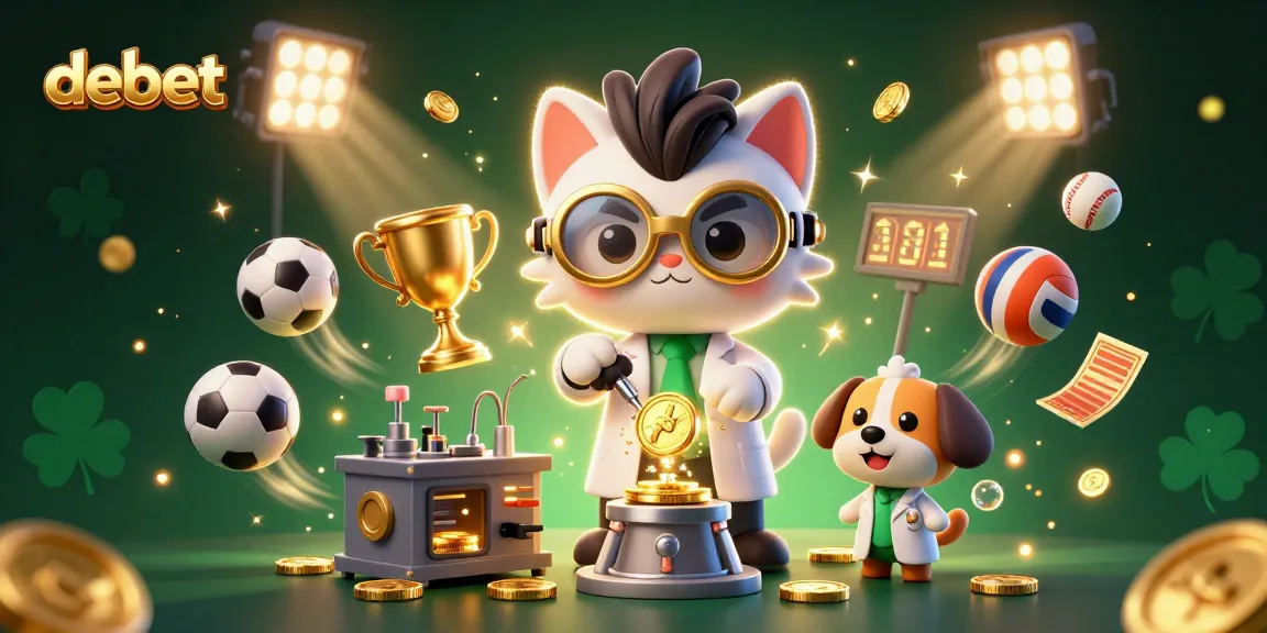 Experience winning moments with debet at a vibrant 3D casino filled with excitement.