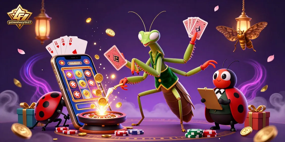 Win big with gamenohuuytin22 in a vibrant Pai Gow scene showcasing a card sharp, pit boss, and engaging game elements.