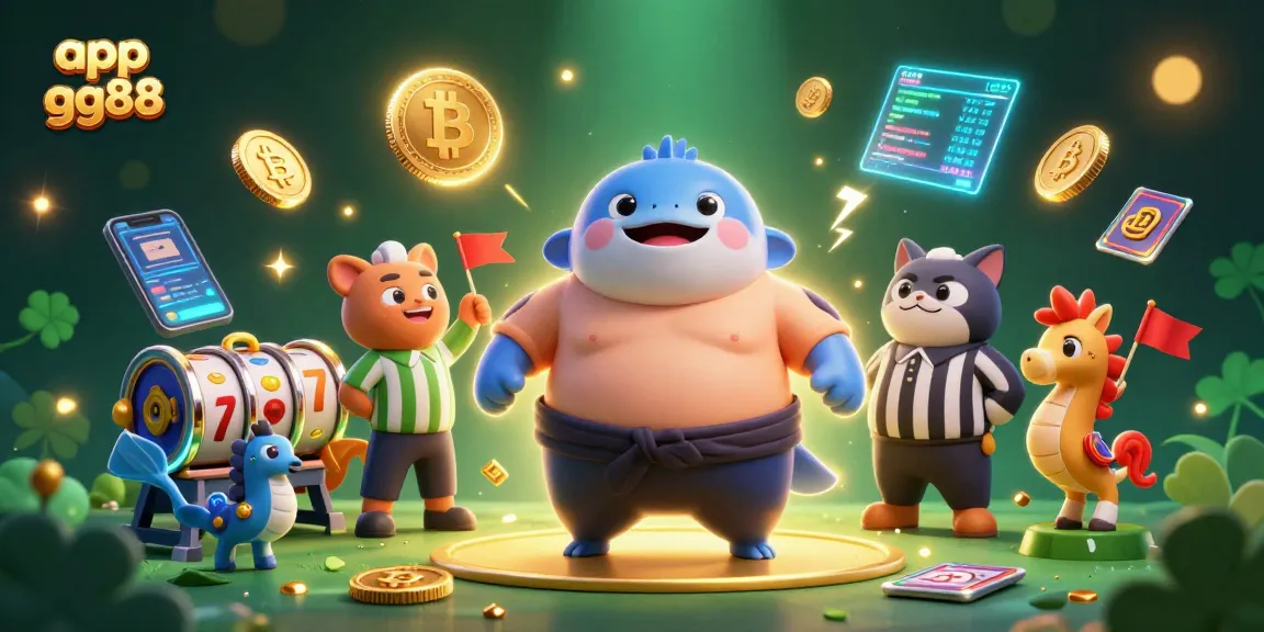 Engage with the app gg88 and enjoy a colorful casino experience featuring vibrant underwater characters.
