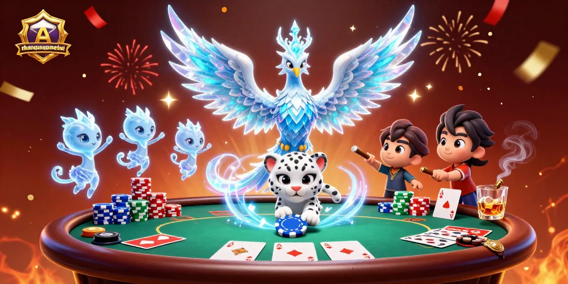Engage in strategic gameplay at nhanquagamebai with a vibrant casino scene showcasing thrilling poker action.