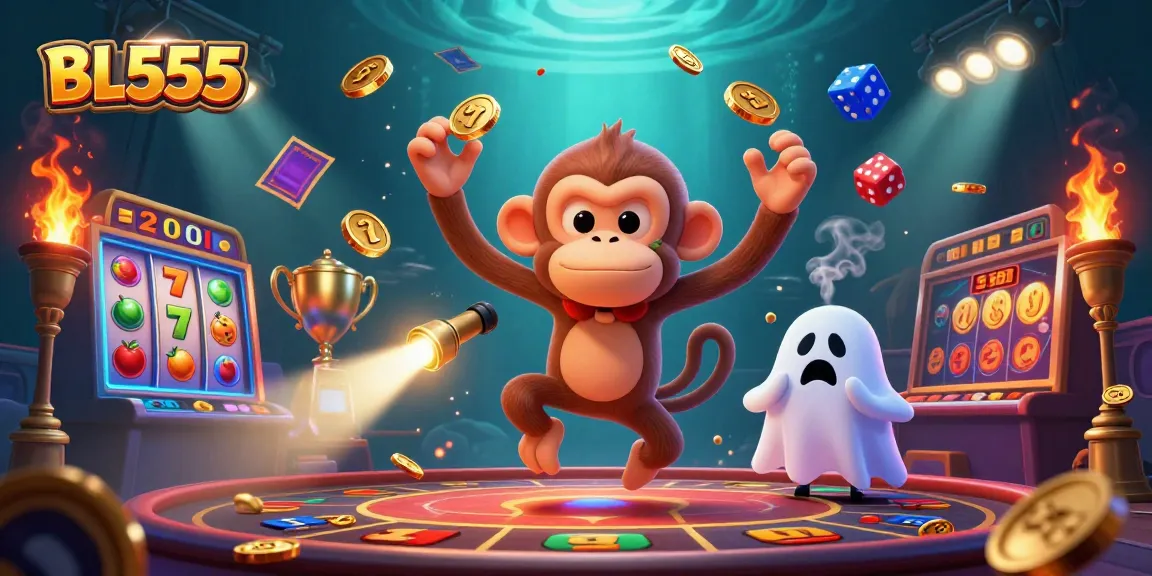 Experience the thrill of slots at BL555 with vibrant animations and captivating gameplay.