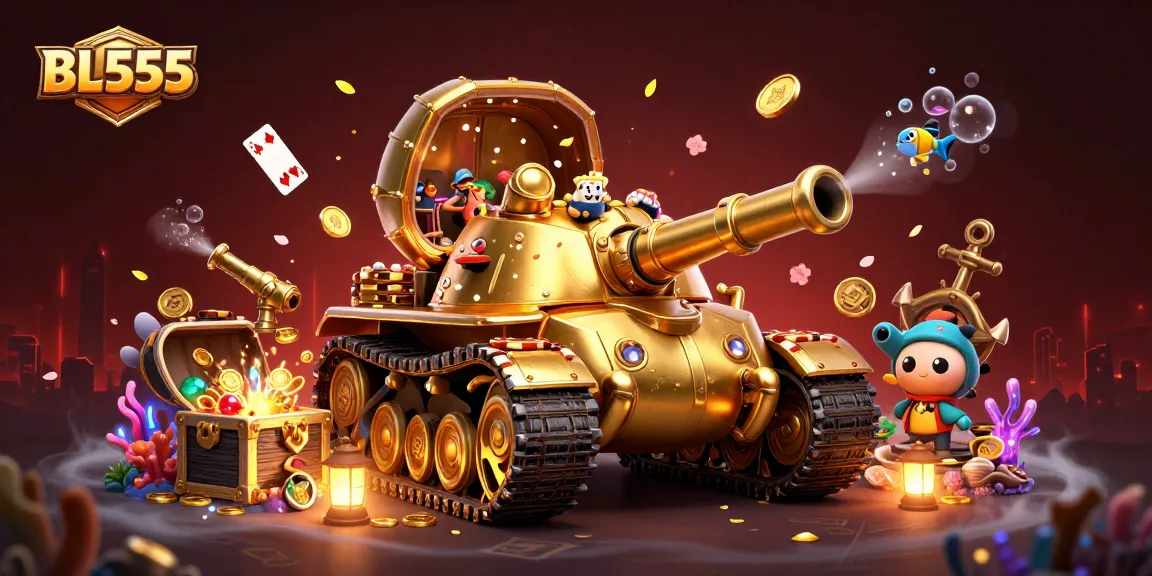 Experience thrilling games at BL555 with a dynamic 3D casino scene filled with action and vibrant visuals.