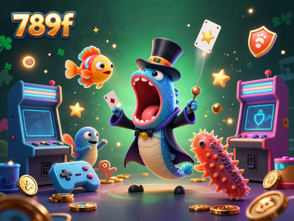 Experience the excitement of 789f with a magical underwater casino scene featuring unique characters and vibrant game elements.