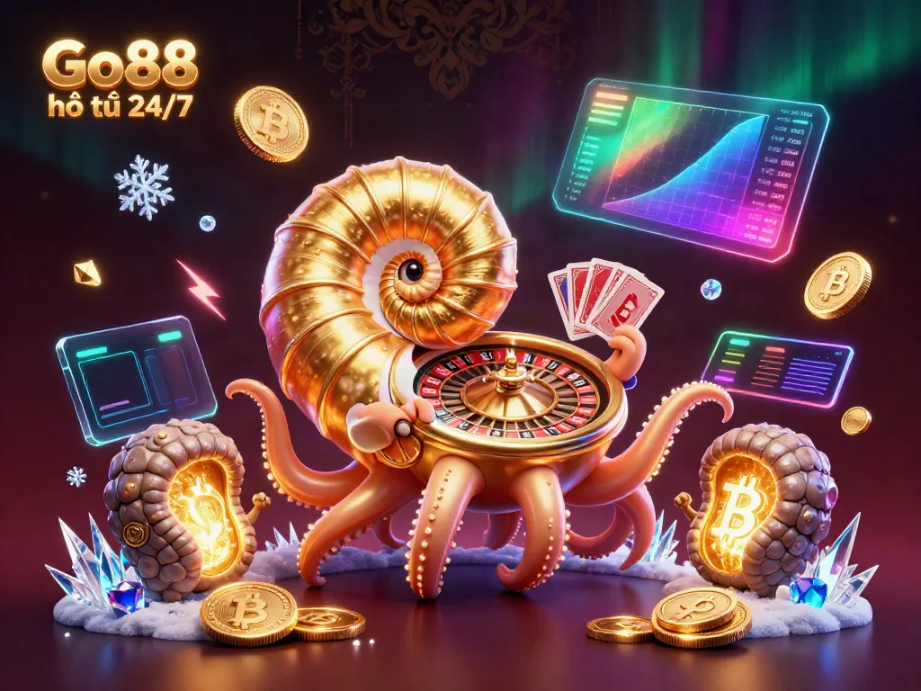 Experience Go88 hỗ trợ 24/7 with dynamic 3D casino elements and a stunning nautilus roulette design.