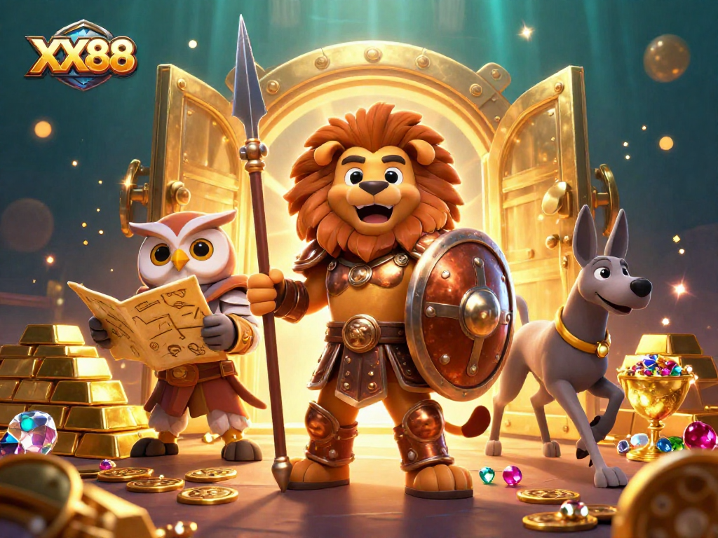 Experience the excitement of gaming with XX88's gold-filled adventure full of fantastic treasures.