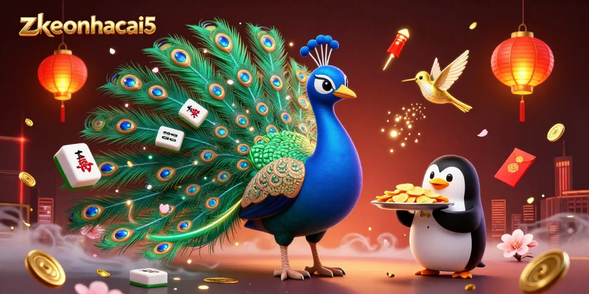 Engage in thrilling gameplay with zkeonhacai5, featuring a vibrant 3D casino scene of excitement.