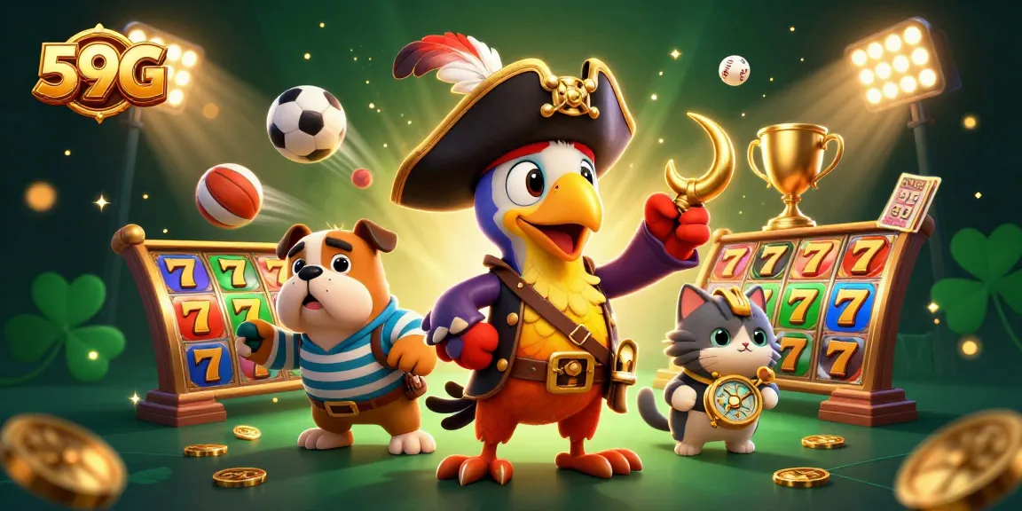 Experience the excitement of 59G with gambling elements amidst a rich, dynamic casino scene.