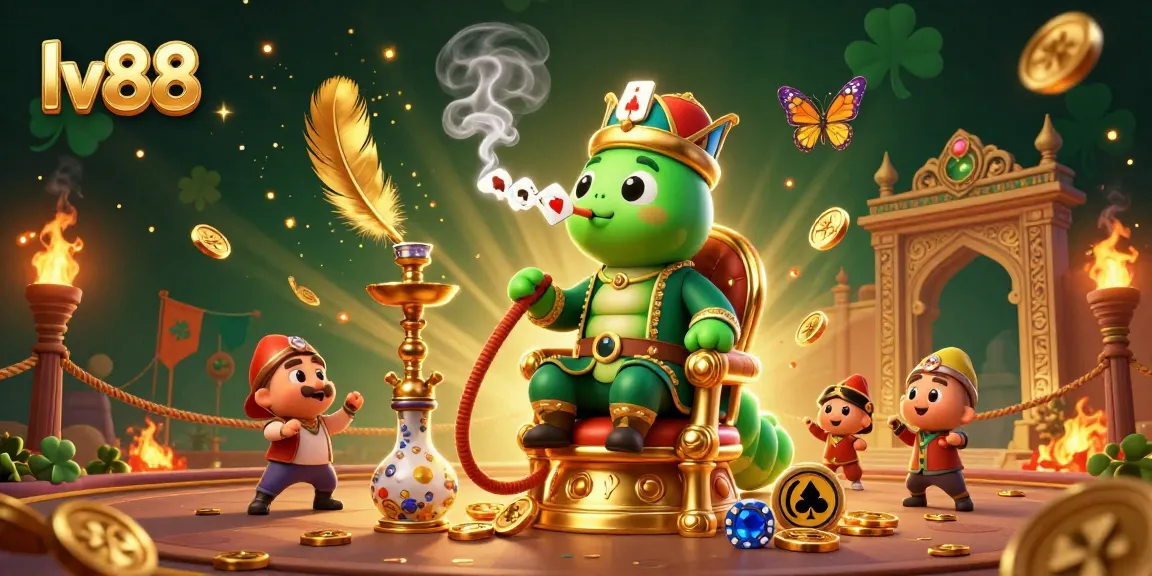 Play exciting casino games at lv88, featuring vibrant characters and immersive 3D illustrations.
