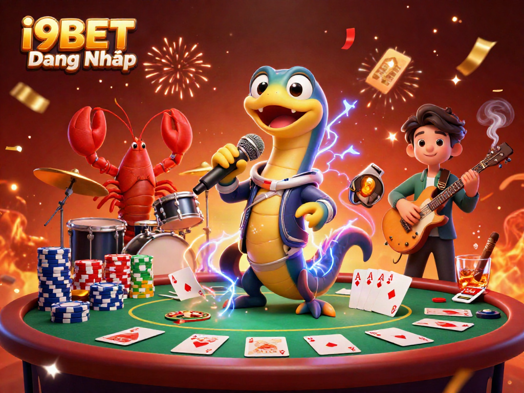 Experience thrilling gaming action with i9BET Đăng Nhập in this vibrant underwater casino scene full of excitement.
