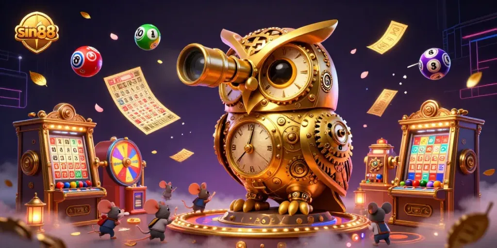 Experience thrilling play at sin88 with charming 3D characters in a vibrant casino environment.