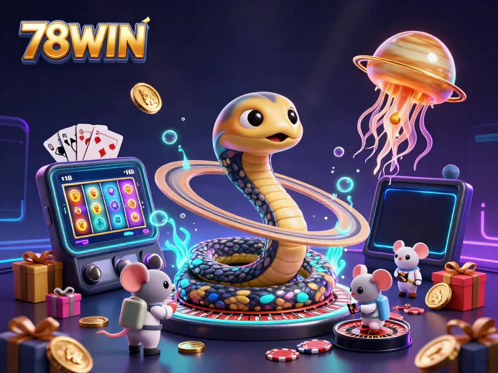 Experience the excitement of 78WIN as astronauts place bets on a cosmic roulette wheel.