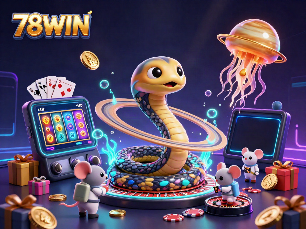 Experience the excitement of 78WIN as astronauts place bets on a cosmic roulette wheel.