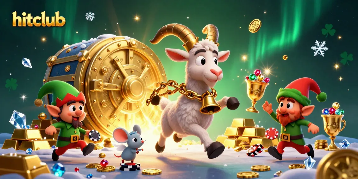 Experience the excitement of hitclub casino, where playful gremlins steal chips amidst vivid treasures.