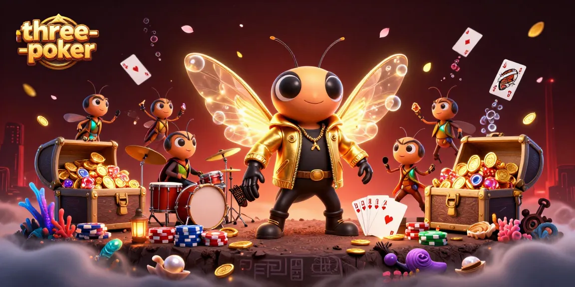 Experience thrilling three-card-poker action with electric characters and dynamic casino elements.