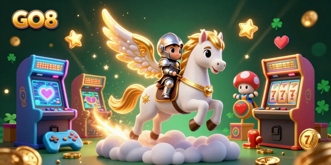 Experience high-stakes excitement at GO8 with dynamic slot reels and vibrant characters.