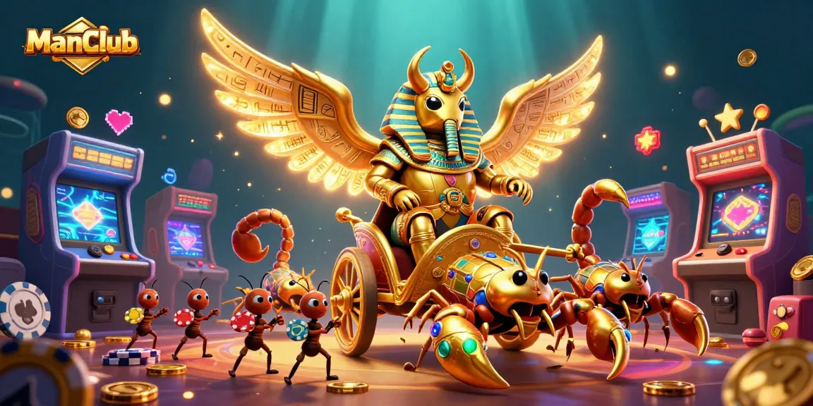 Engage with thrilling games at ManClub, featuring a stunning futuristic casino atmosphere.