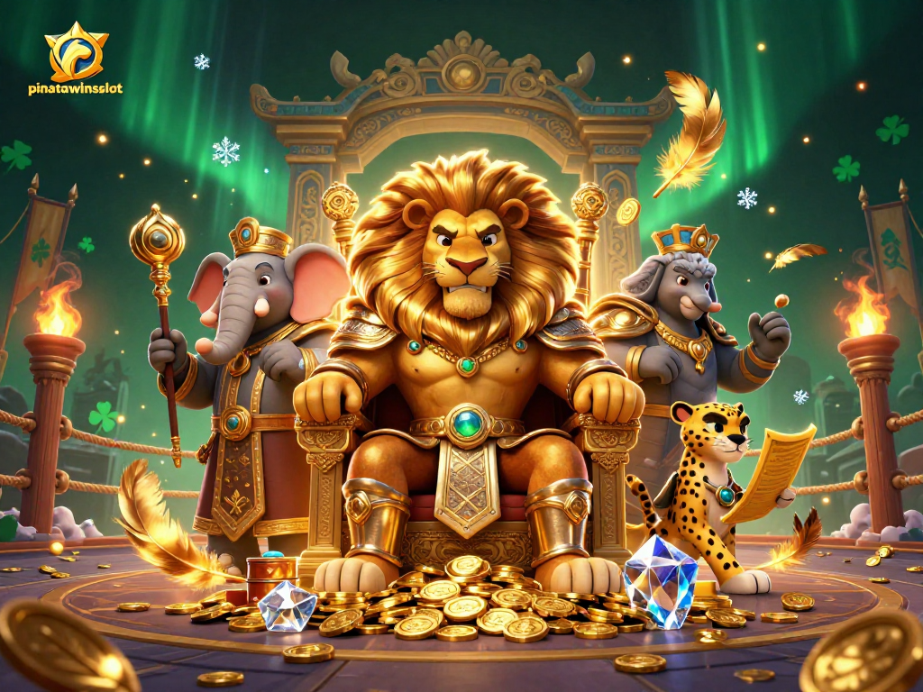 Experience the exhilarating action in pinatawinsslot with dynamic characters and vibrant casino elements.