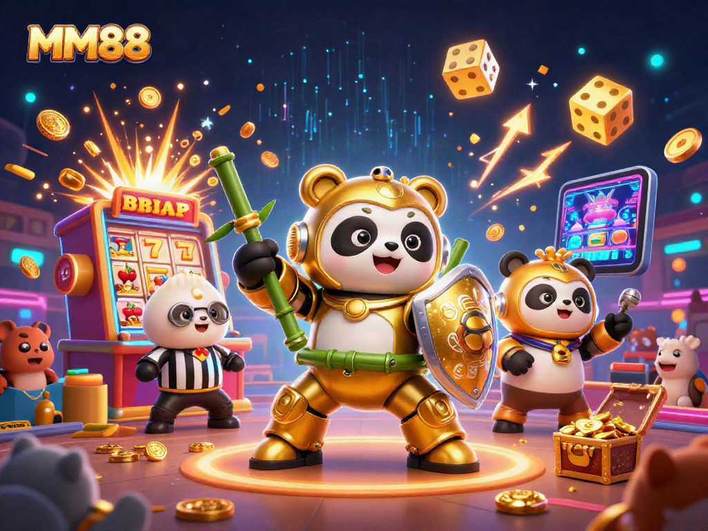 Experience a vibrant MM88 casino adventure with energetic characters and stunning jackpots.