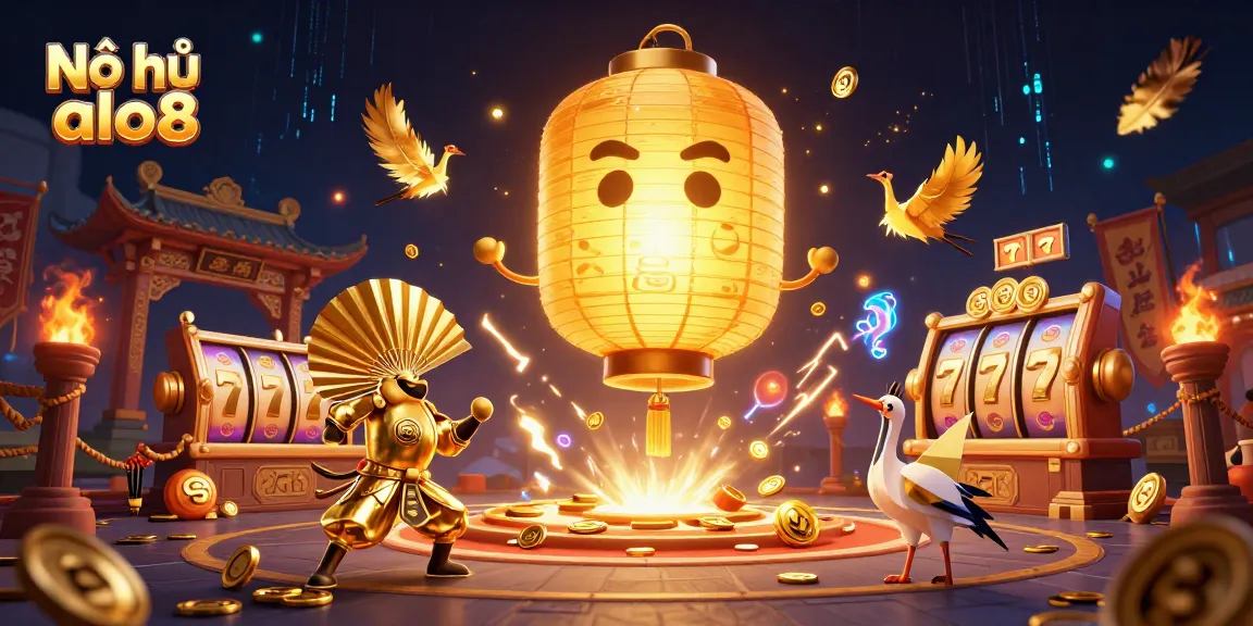 Nổ hũ alo8 offers an immersive jackpot experience with vibrant characters and dynamic game elements.