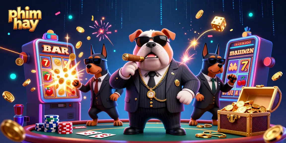 Spin the reels of exciting phim hay-themed slots with dynamic 3D characters and vibrant casino elements.