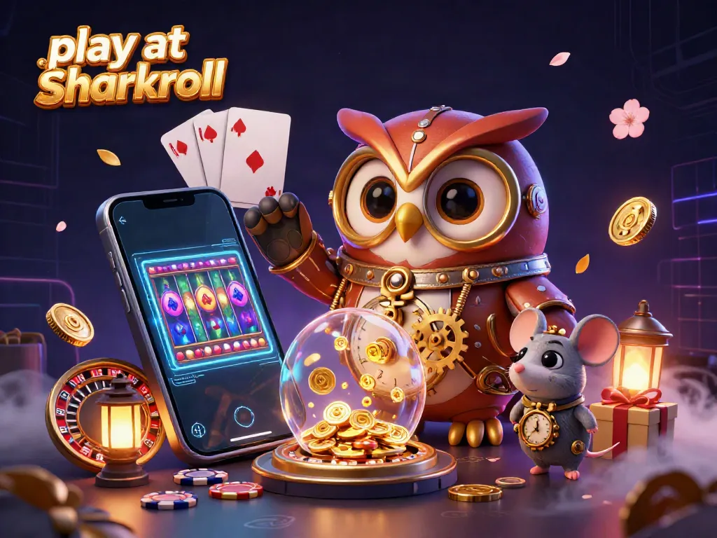 Experience the thrill and excitement; play at Sharkroll with immersive steampunk elements and vivid casino games.