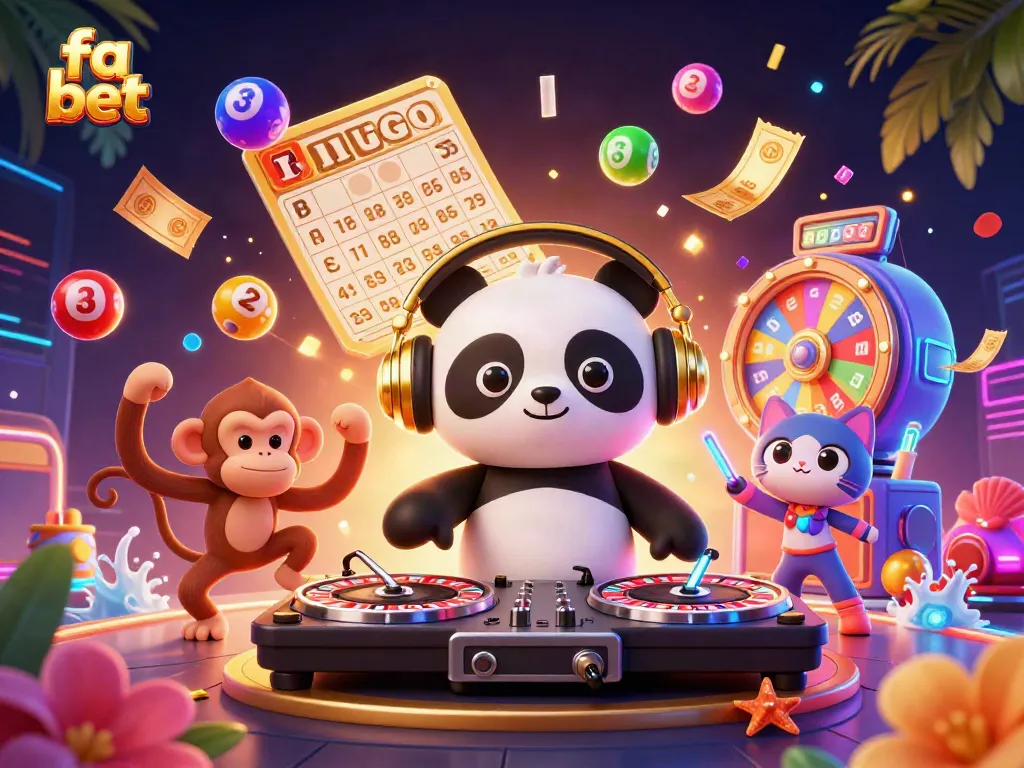 Engage in exciting gameplay with fa bet in this dynamic casino scene featuring vibrant characters and elements.