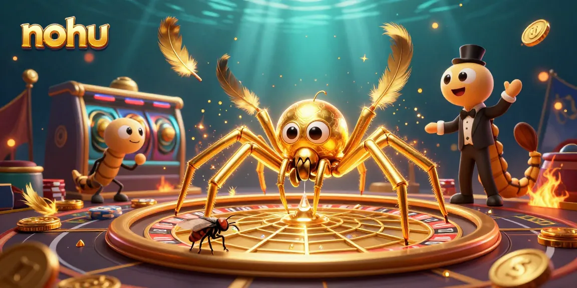 Nahu spins thrilling bets at a vibrant roulette web in this dynamic casino scene.
