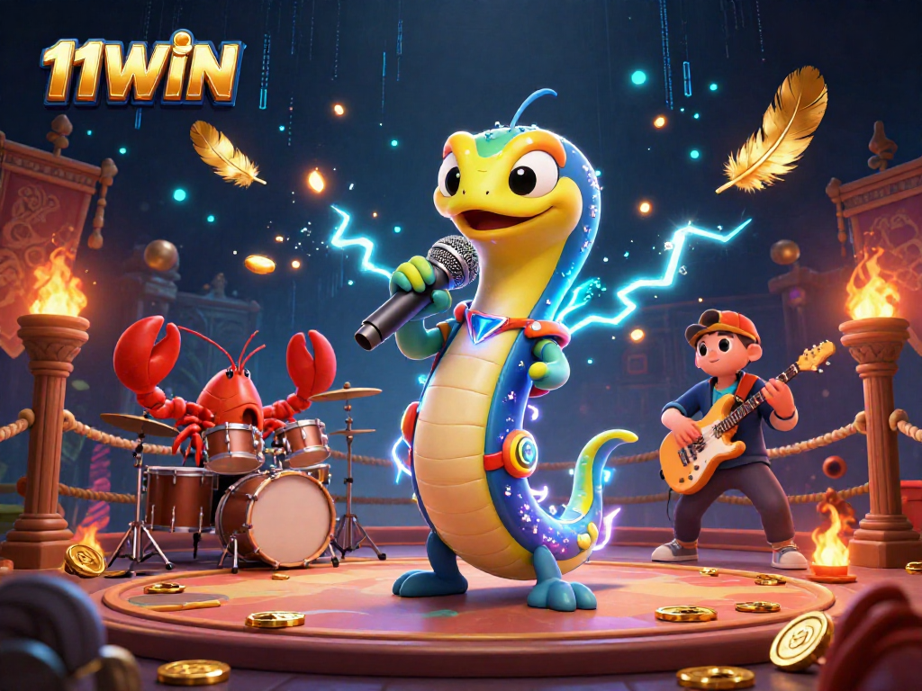 Experience the excitement of 11WIN at an underwater casino with thrilling performances and vibrant elements.