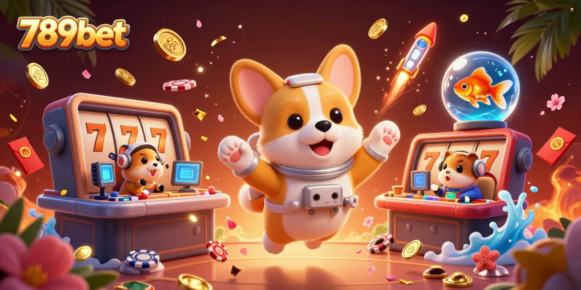 Experience the excitement at 789bet with animated characters and vibrant casino elements.