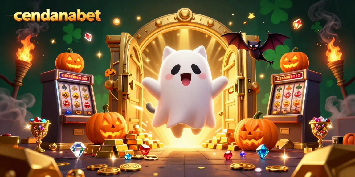 Experience thrilling wins at cendanabet with vibrant casino characters amidst dazzling jackpots.