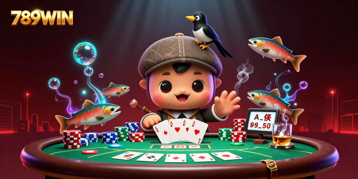 Experience thrilling wins at 789WIN with captivating poker scenes and engaging gameplay elements.