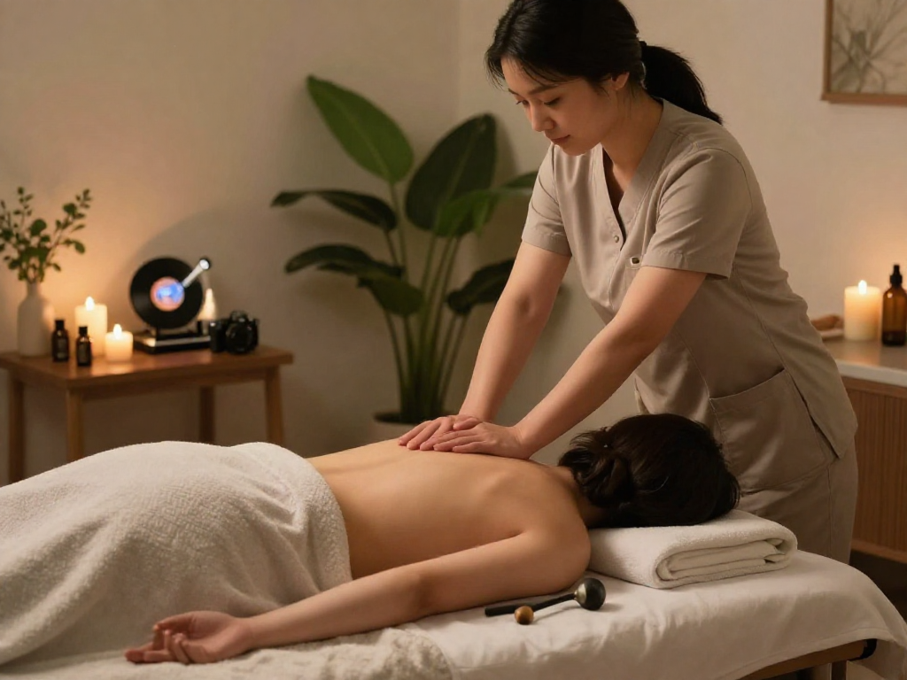 Experience premium 금천구출장마사지 in a cozy home setting with a professional therapist.