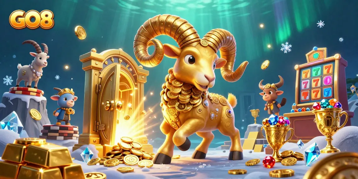 Engage with GO8's thrilling casino experience featuring dynamic golden characters and rich game elements.