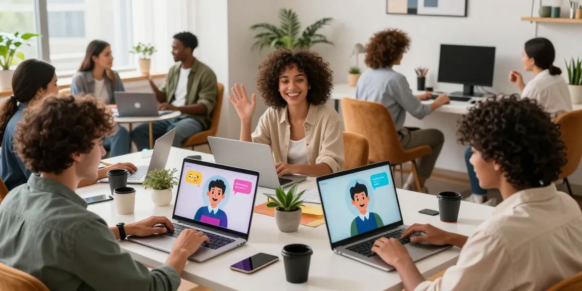 Interactive chat environment featuring spicychat AI avatars engaging users in lively conversations.