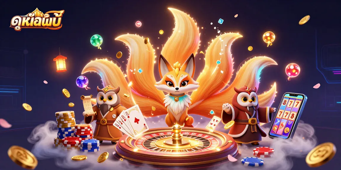 Experience the joy of ดูหนังออนไลน์ with vibrant casino elements and enchanting characters.