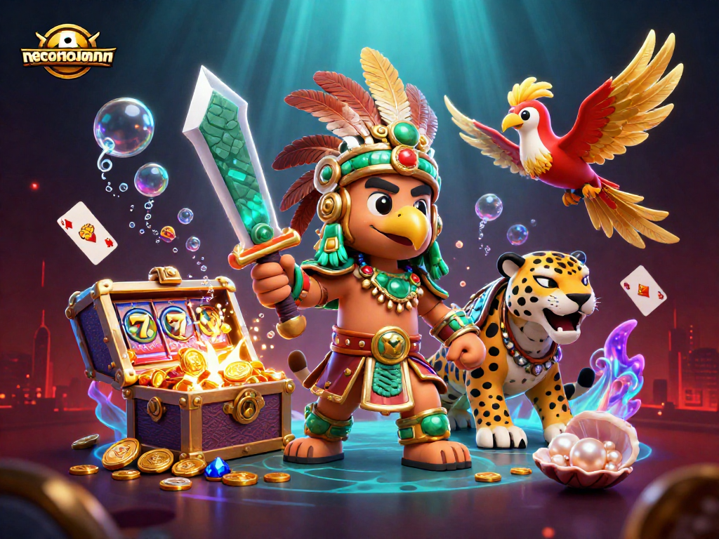 Engage in thrilling gameplay with nekomayman as you spin slot reels filled with explosive treasures.