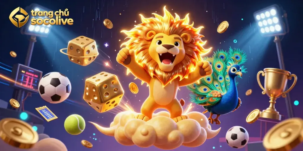 Engage with trang chủ socolive in an exciting casino scene featuring colorful sports elements and vibrant dynamics.