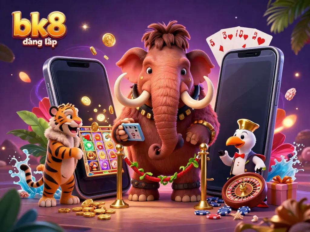 Engage in exciting gambling action with bk8 đăng nhập as a 3D mammoth bouncer, saber-tooth VIP, and dodo doorman greet players.